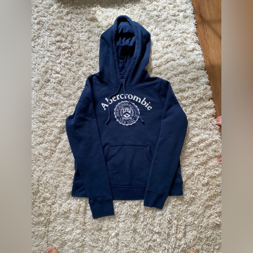 Vintage Abercrombie & Fitch Soft Navy Sweatshirt